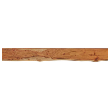 Vidaxl wandschap rechthoekig natuurlijke rand 180x20x2,5 cm acaciahout