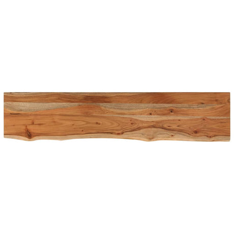 Vidaxl tafelblad rechthoekig natuurlijke rand 180x30x3,8 cm acaciahout