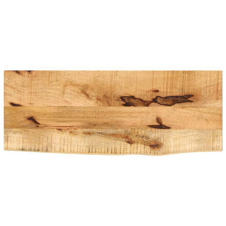 Vidaxl tafelblad met natuurlijke rand 80x30x2,5 cm massief mangohout