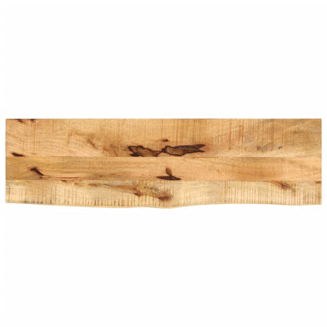 Vidaxl tafelblad met natuurlijke rand 110x40x3,8 cm massief mangohout