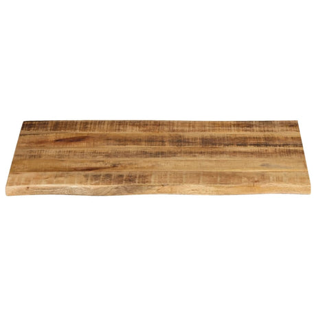Vidaxl tafelblad met natuurlijke rand 90x60x3,8 cm massief mangohout