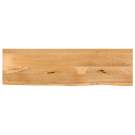Vidaxl tafelblad met natuurlijke rand 120x30x2,5 cm massief mangohout