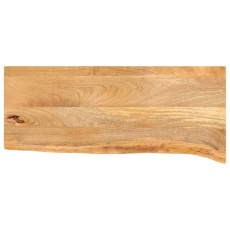 Vidaxl tafelblad met natuurlijke rand 80x40x2,5 cm massief mangohout