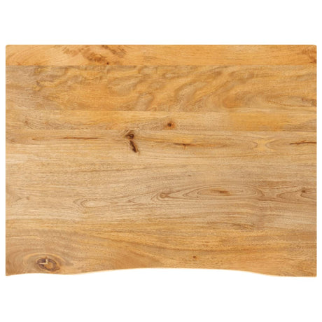 Vidaxl tafelblad met natuurlijke rand 80x60x2,5 cm massief mangohout