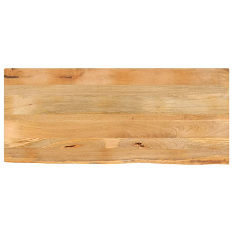 Vidaxl tafelblad met natuurlijke rand 140x60x2,5 cm massief mangohout