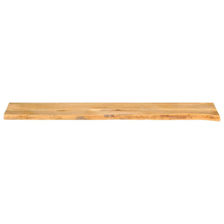 Vidaxl tafelblad met natuurlijke rand 140x30x3,8 cm massief mangohout