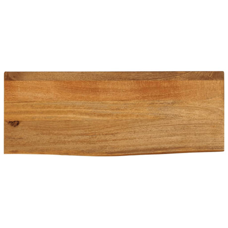 Vidaxl tafelblad met natuurlijke rand 80x40x2,5 cm massief mangohout