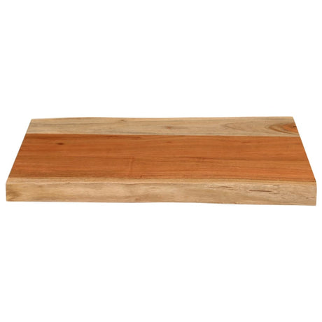 Vidaxl tafelblad rechthoekig natuurlijke rand 50x40x3,8 cm acaciahout