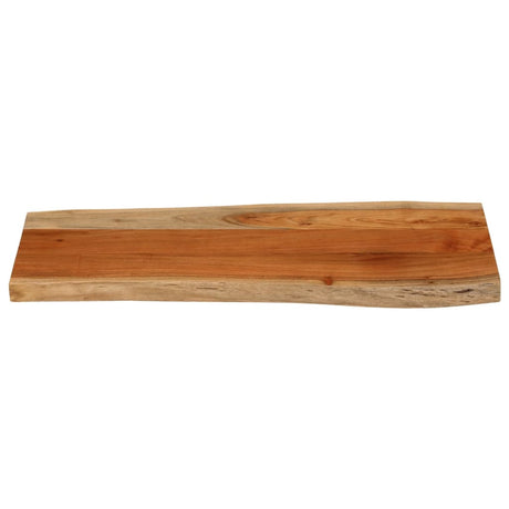 Vidaxl tafelblad rechthoekig natuurlijke rand 80x40x3,8 cm acaciahout