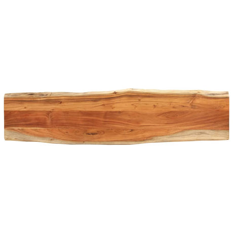 Vidaxl tafelblad rechthoekig natuurlijke rand 180x40x3,8 cm acaciahout