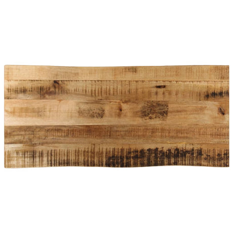 Vidaxl tafelblad met natuurlijke rand 90x40x3,8 cm massief mangohout