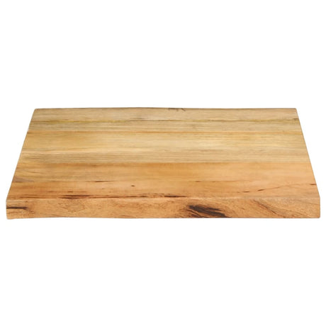 Vidaxl tafelblad met natuurlijke rand 80x80x2,5 cm massief mangohout