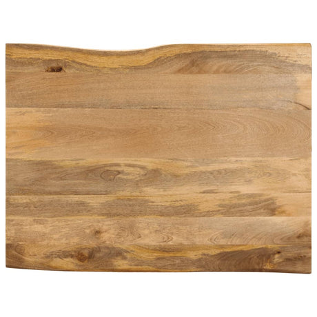 Vidaxl tafelblad met natuurlijke rand 110x80x2,5 cm massief mangohout