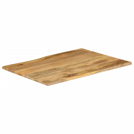 Vidaxl tafelblad met natuurlijke rand 110x80x2,5 cm massief mangohout