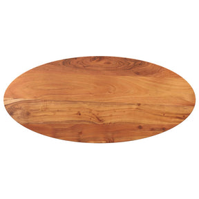 Vidaxl tafelblad ovaal 140x60x2,5 cm massief acaciahout
