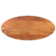 Vidaxl tafelblad ovaal 90x40x3,8 cm massief acaciahout