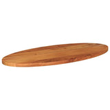 Vidaxl tafelblad ovaal 90x40x3,8 cm massief acaciahout