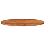 Vidaxl tafelblad ovaal 90x40x3,8 cm massief acaciahout