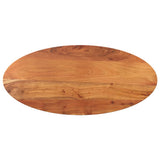 Vidaxl tafelblad ovaal 110x50x3,8 cm massief acaciahout