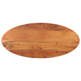 Vidaxl tafelblad ovaal 140x60x3,8 cm massief acaciahout