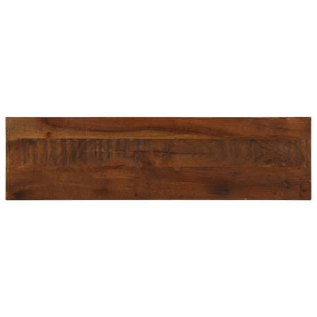 Vidaxl tafelblad rechthoekig 100x20x3,8 cm massief gerecycled hout