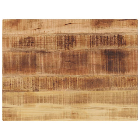 Vidaxl tafelblad rechthoekig 80x50x3,8 cm massief ruw mangohout
