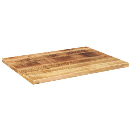 Vidaxl tafelblad rechthoekig 80x60x3,8 cm massief ruw mangohout