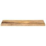 Vidaxl tafelblad rechthoekig 90x30x2,5 cm massief mangohout
