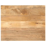 Vidaxl tafelblad rechthoekig 90x80x2,5 cm massief mangohout