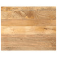Vidaxl tafelblad rechthoekig 100x80x2,5 cm massief mangohout