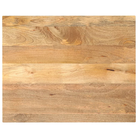 Vidaxl tafelblad rechthoekig 100x80x3,8 cm massief mangohout