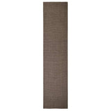 Vidaxl Sisalmat til ridser efter 80x350 cm brun