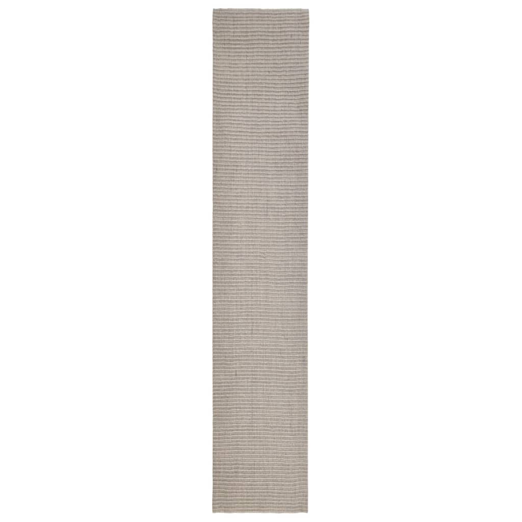 Vidaxl Sisalmat til ridser efter 66x350 cm sand -farvet