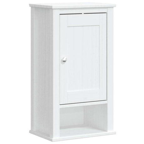 Vidaxl badkamerkast berg 40x27x71,5 cm massief grenenhout wit