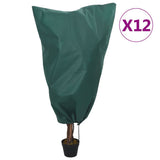 Vidaxxl plantebetræk med snøre 12 stk 70 g m² 0,8x1,2 m