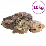 VidaXL dragesten 10 kg 10-40 cm grå