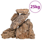 VidaXL dragesten blandet farve 25 kg 10-30 cm