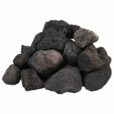 VidaXL lavasten 10 kg 5-8 cm sort