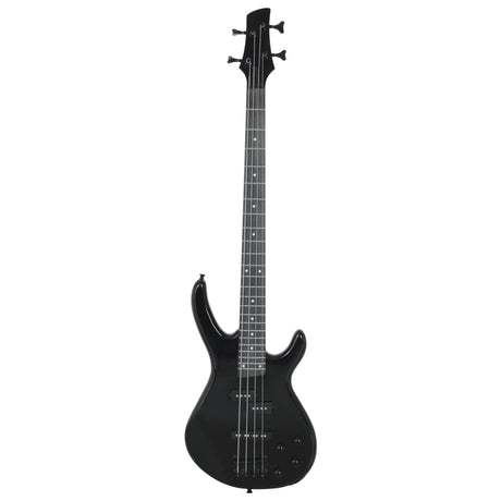 VidaXL basguitar til begyndere elektrisk med taske 4 4 ​​46 sort