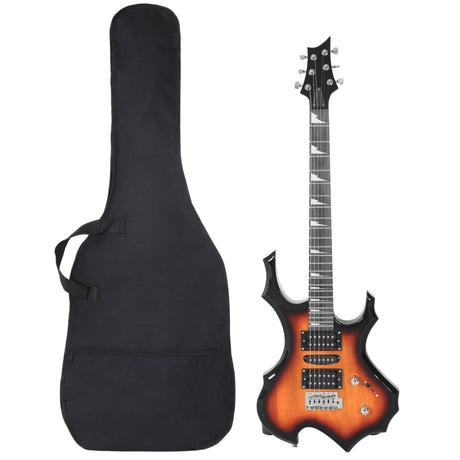 Vidaxl guitar for begyndere elektrisk med taske 4 4 ​​39 sort