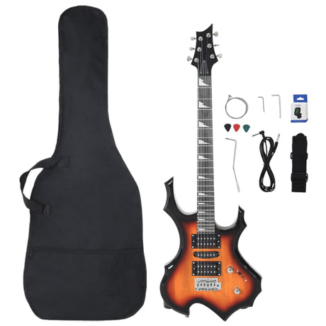 Vidaxl guitar for begyndere elektrisk med taske 4 4 ​​39 sort