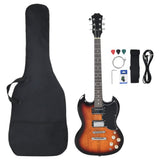 Vidaxl guitar for begyndere elektrisk med taske 4 4 ​​39 sort