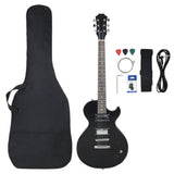 Vidaxl guitar for begyndere elektrisk med taske 4 4 ​​39 sort