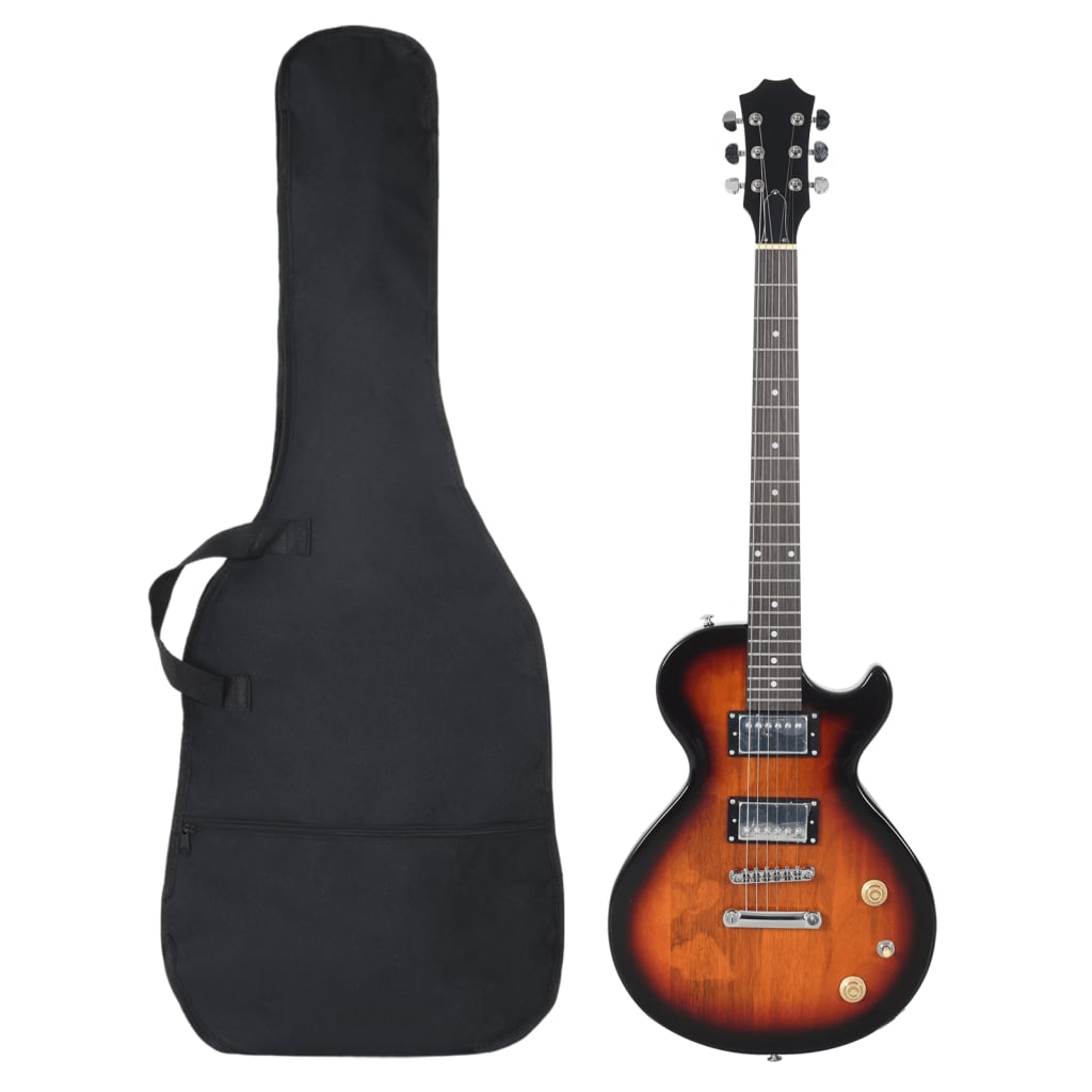 Vidaxl guitar for begyndere elektrisk med taske 4 4 ​​39 sort