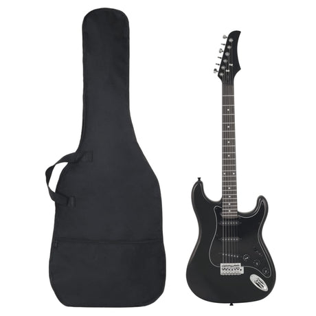 VidaXL Guitar for begyndere elektrisk med taske 4 4 39 sort