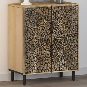 Vidaxl bijzetkast 60x33x75 cm massief mangohout