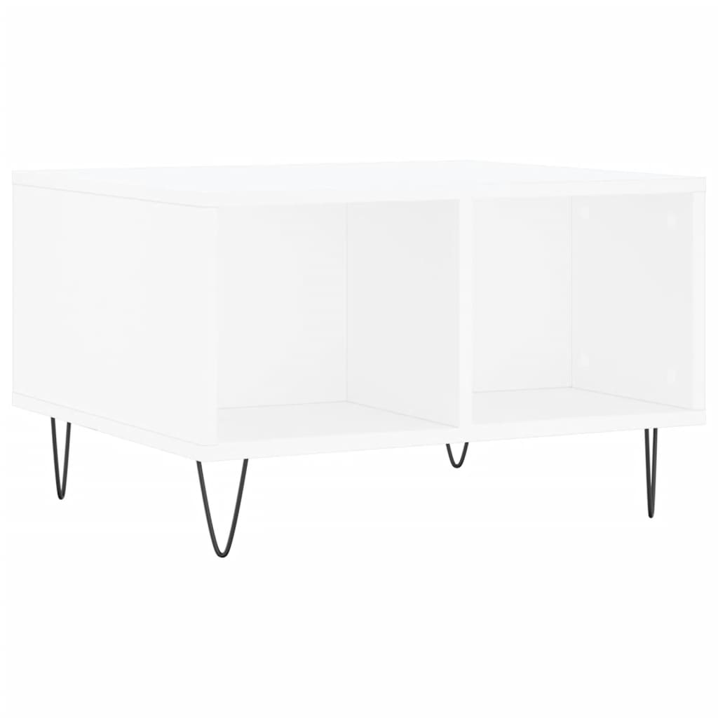 Vidaxl salontafel 60x50x36,5 cm bewerkt hout wit