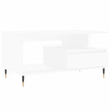 Vidaxl salontafel 90x49x45 cm bewerkt hout wit