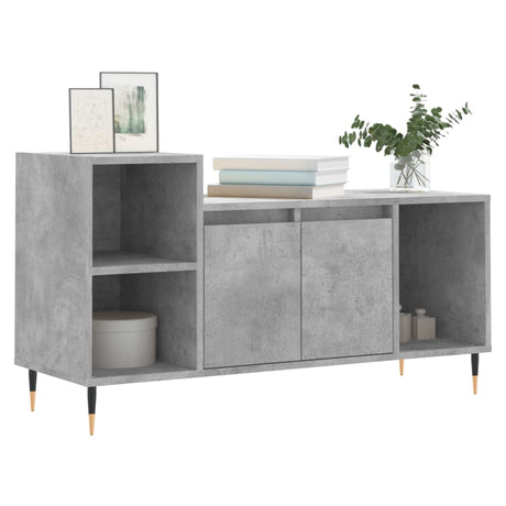 Vidaxl tv-meubel 100x35x55 cm bewerkt hout betongrijs