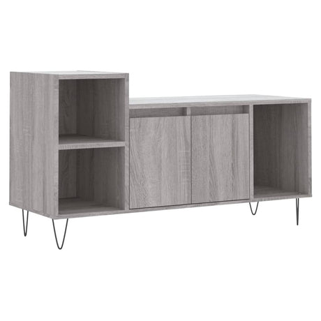 Vidaxl tv-meubel 100x35x55 cm bewerkt hout grijs sonoma eikenkleurig